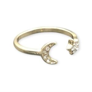 Star and Moon Ring